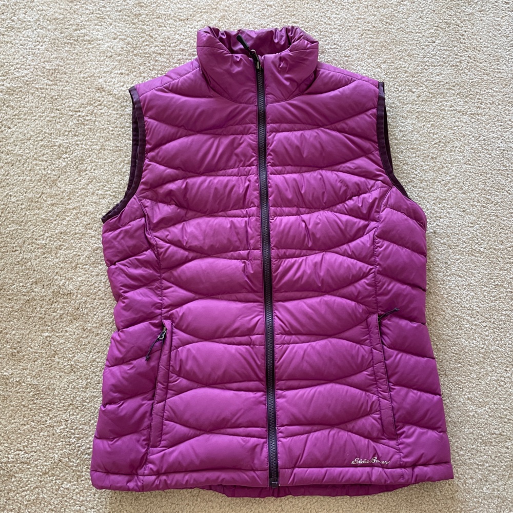 Eddie Bauer Women's Purple Puffer Vest